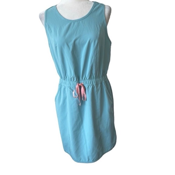 ocean & coast Dresses & Skirts - Ocean + Coast Turquoise Cover Up Dress Sleeveless SZ M NWOT